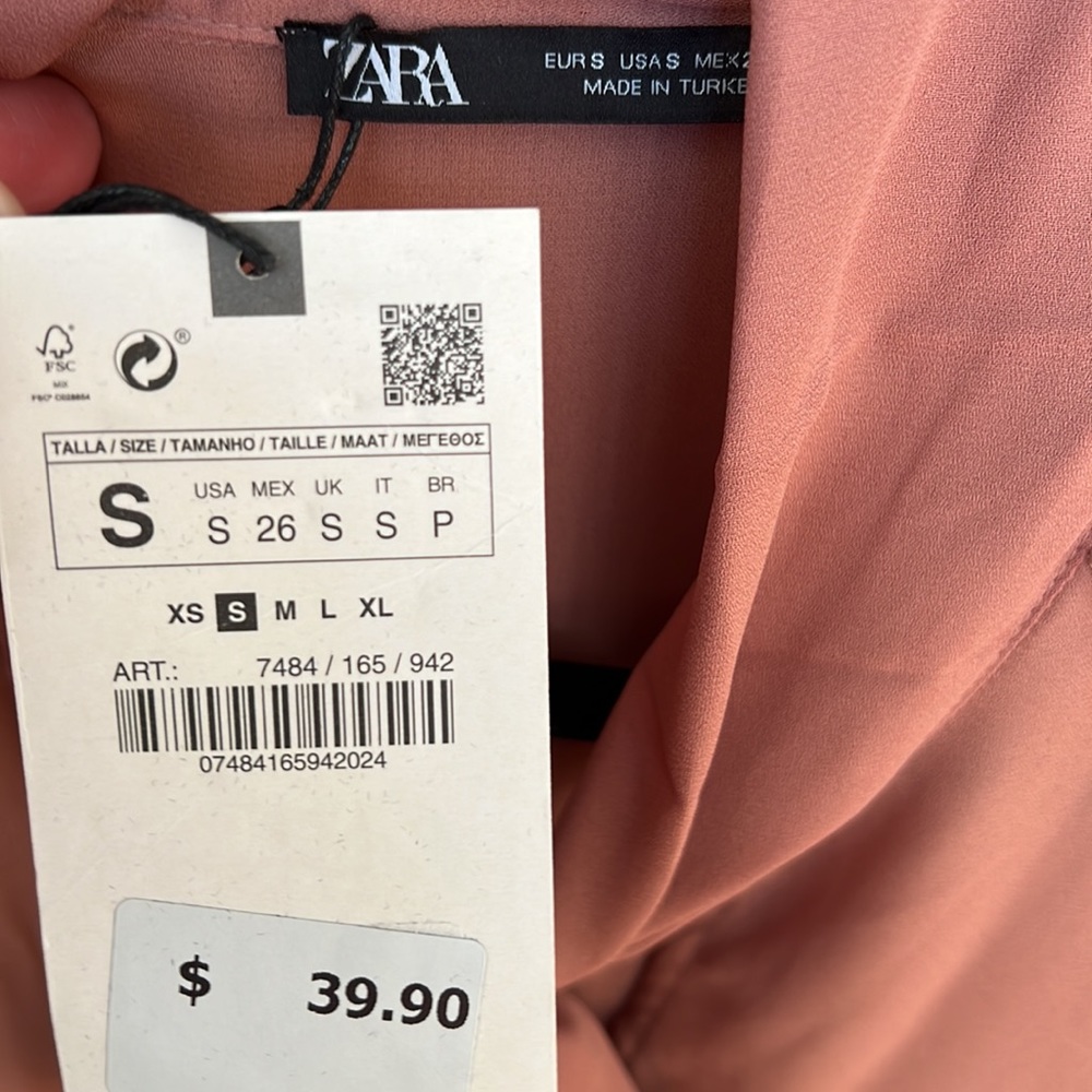 Zara Ruffled Flowy Blouse - Picture 10 of 11